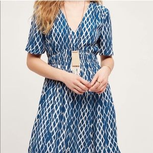 Beautiful Anthropologie Blue Spring Dress